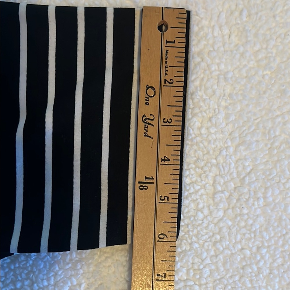 Vibe Sportswear Black and White Striped Dress Size 1X - Picture 6 of 8